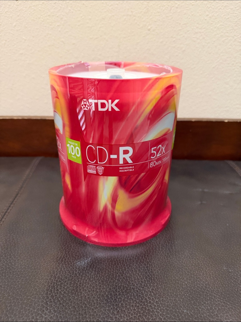 TDK 100-Pack Spindle Blank 52x Recordable CD-R Discs